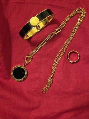 3 Piece Set , Necklace , Bracelet And Ring